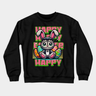 easter bunny card Crewneck Sweatshirt